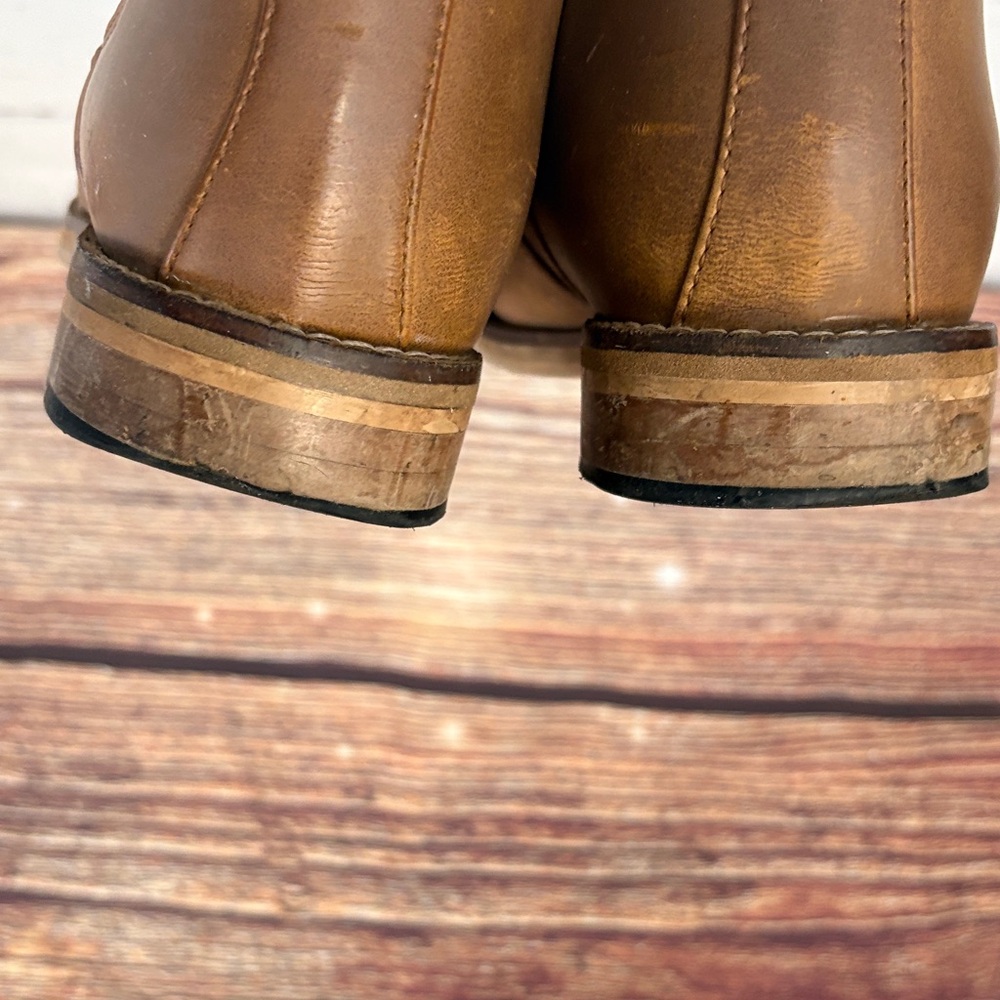 Crevo Tan Leather Chelsea Boots - Picture 6 of 6